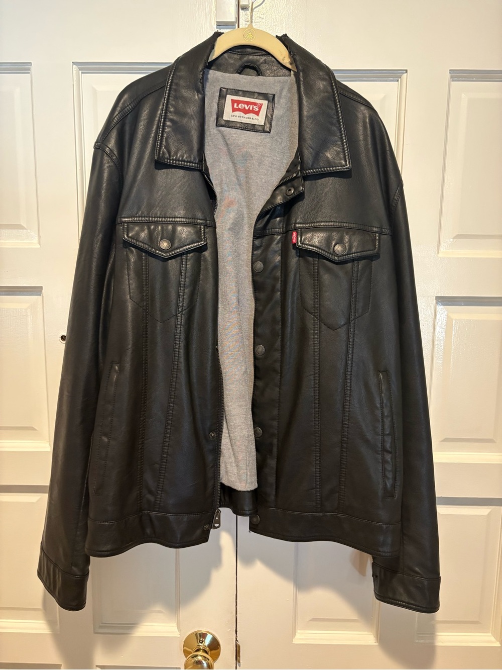 Men’s faux leather Levi’s jacket